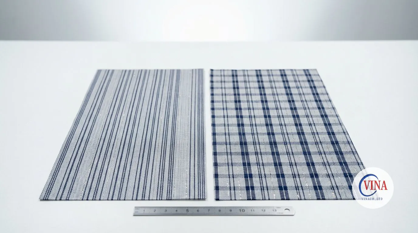 Phân biệt vải chống tĩnh điện Stripe và Grid Ví dụ thực tế về Quần áo chống tĩnh điện